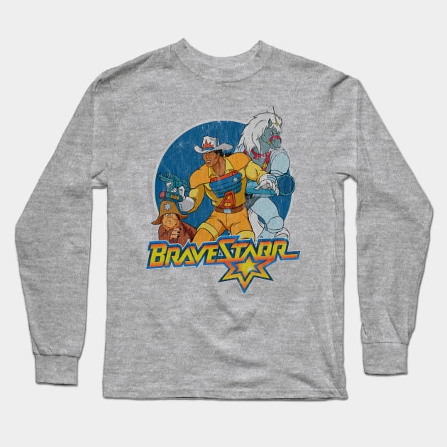 Vintage BraveStarr Long Sleeve T-Shirt by OniSide